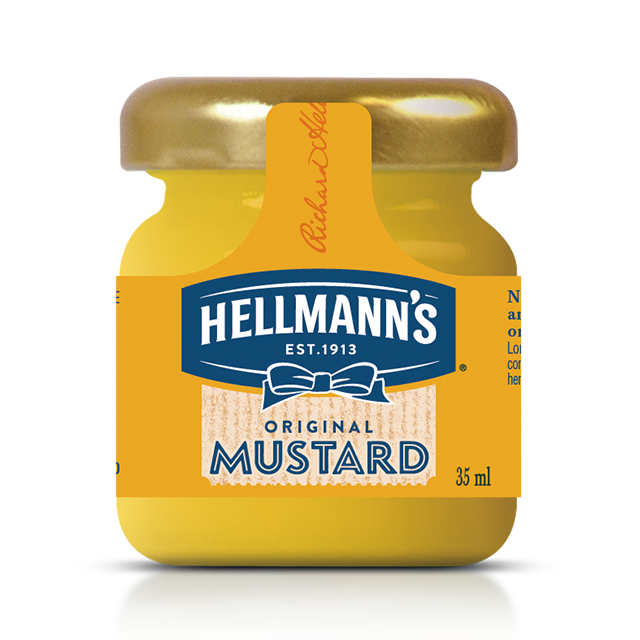 Hellmann's Μουστάρδα Mini Βαζάκι 33ml - H σειρά Hellmann’s Mini me απογειώνει την εμπειρία των πελατών βάζοντας την τελευταία πινελιά στο πιάτο σας