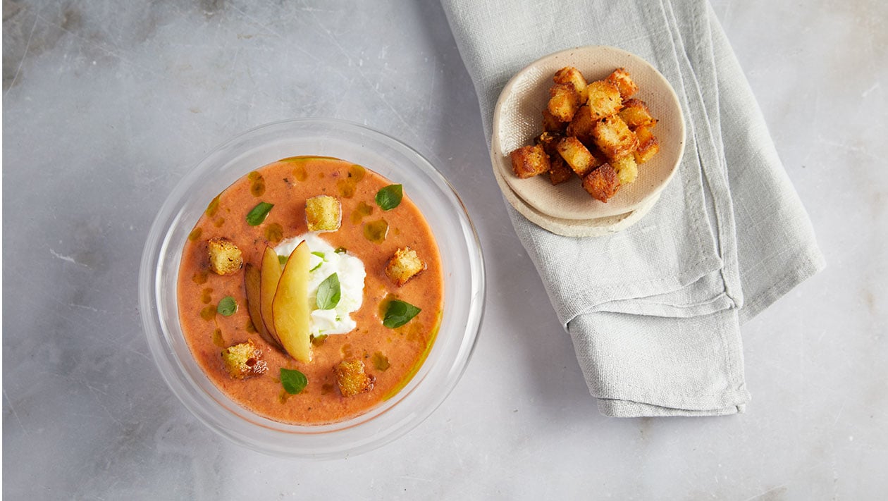 Gazpacho Τομάτας με Ροδάκινο – - συνταγή