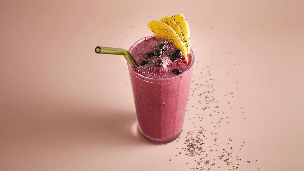 Blueberry Peanut Butter Smoothie – - συνταγή